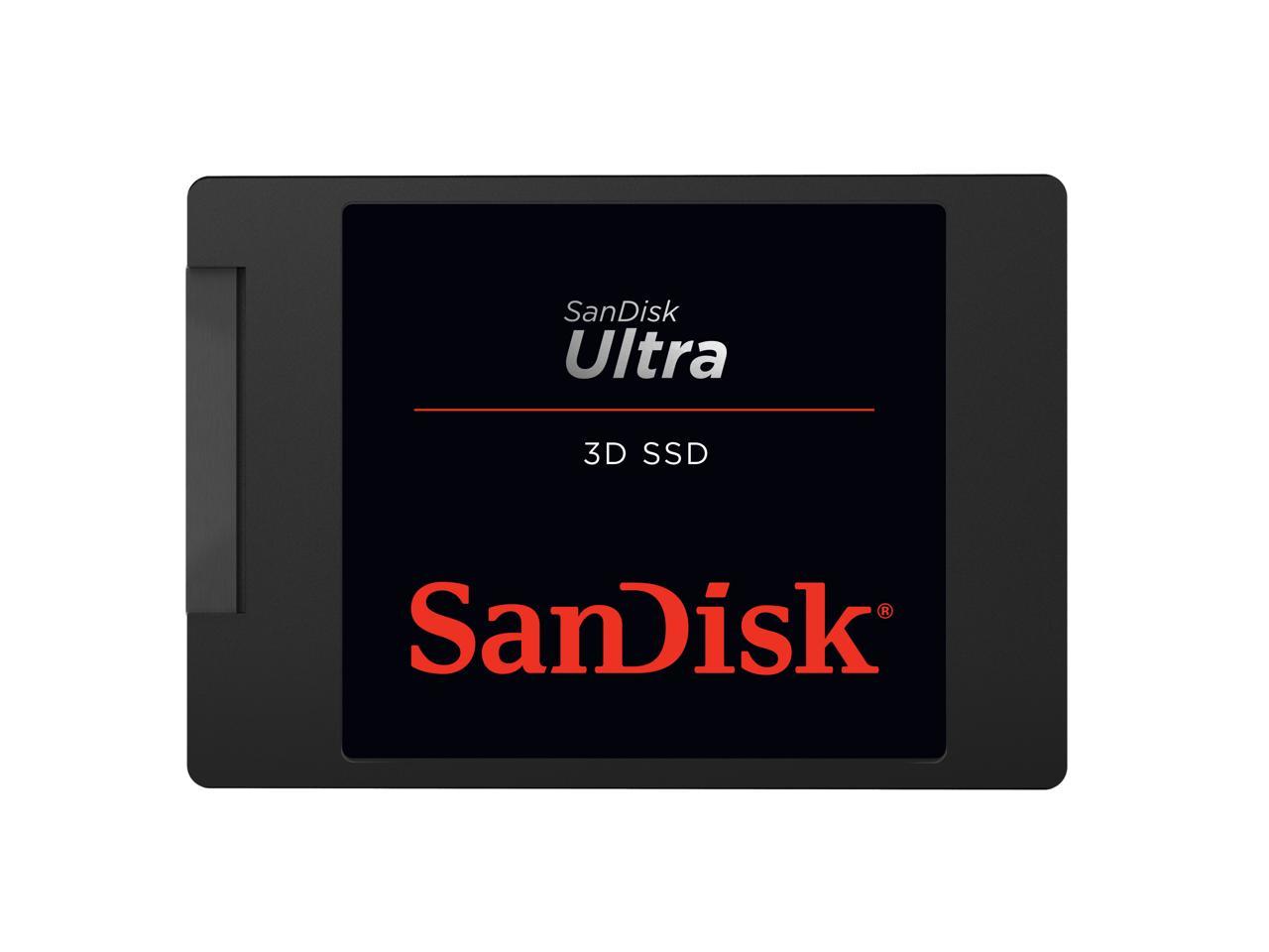 SanDisk Ultra 3D 2 5 1TB SATA III 3D NAND Internal Solid State Drive