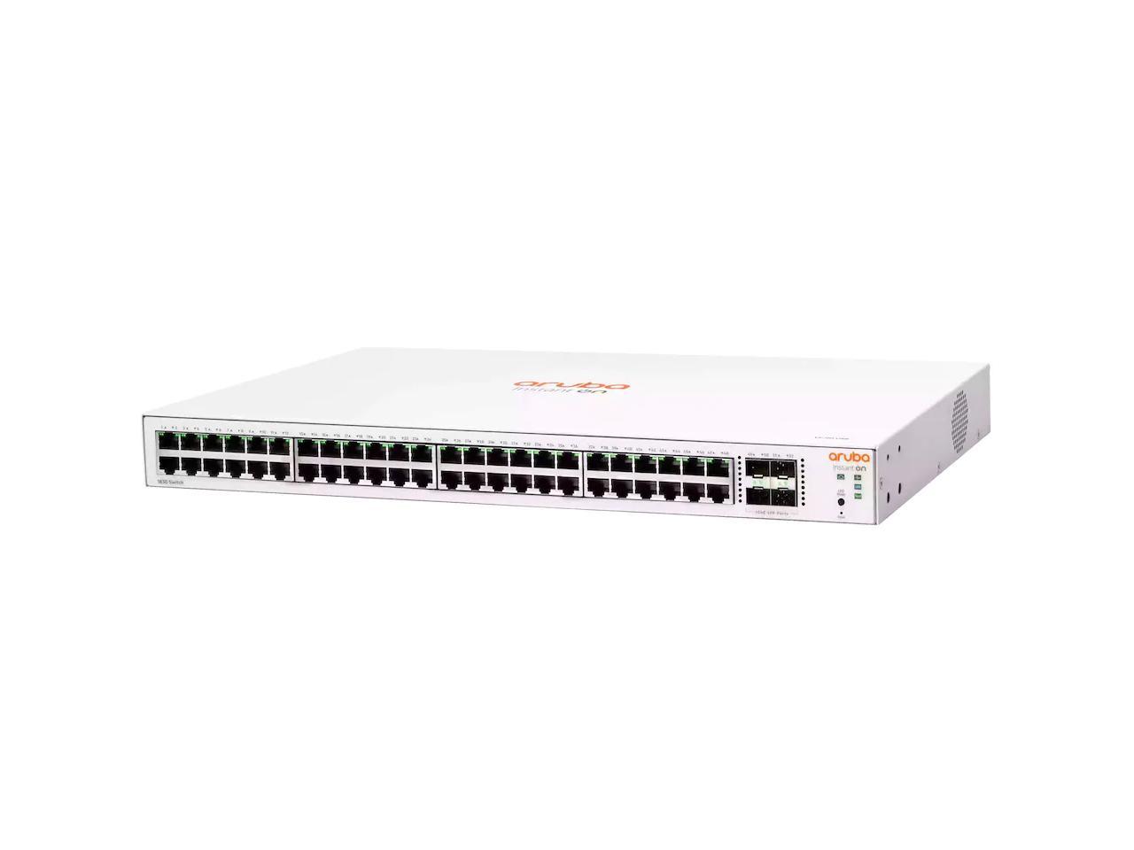 HPE Aruba Instant On 1830 JL814A#ABA 48G 4SFP Switch - Century Tech