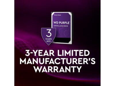 WD Purple WD84PURZ 8TB 5640 RPM 128MB Cache SATA 6.0Gb/s 3.5" Internal Hard Drive Bare Drive