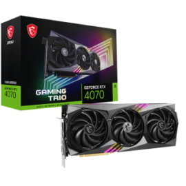 MSI RTX 4070 GAMING TRIO Nvidia Geforce GPU