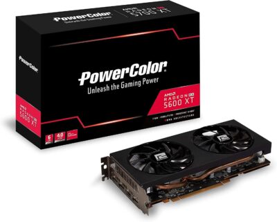 PowerColor Radeon RX 5600 XT 6GB GDDR6-14 AXRX 5600 XT 6GBD6-3DHV2 OC AMD GPU Graphic Card