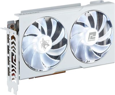 Hellhound Spectral White Radeon RX 6650 XT 8GB GDDR6 AXRX 6650 XT 8GBD6-3DHLV2 OC AMD GPU Graphic Card