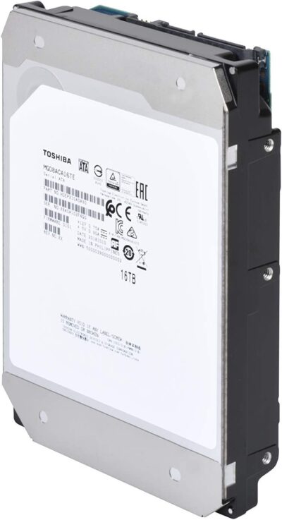 Toshiba 16TB Enterprise HDD SATA 6.0Gb/s 512e 7200 RPM 512MB Cache 3.5" Internal Hard Drive MG08ACA16TE