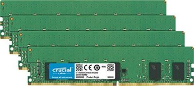 Crucial 16GB (4 x 4GB) DDR4 2666 (PC4 21300) Server Memory Model CT4K4G4RFS8266