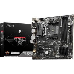 MSI PRO B550M-P GEN3 AMD B550 Chipset AM4 Socket Motherboard