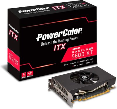 PowerColor Radeon RX 5600 XT ITX AXRX 5600 XT ITX 6GBD6-2DH AMD GPU Graphic Card