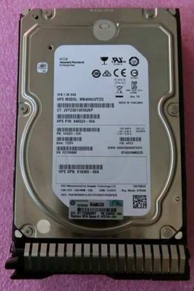 HPE 4TB SAS 3.5" 872487-B21 HDD Hard Disk Drive