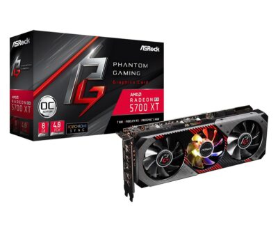 Asrock Radeon RX 5700 XT Phantom Gaming D 8G OC RX5700XT PGD 8GO AMD GPU Graphic Card