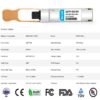 100G QSFP28 SR4 for Cisco QSFP-100G-SR4-S, 100GBASE-SR4 QSFP28 Optical Transceiver Module 850nm 100m DOM MTP/MPO DOM