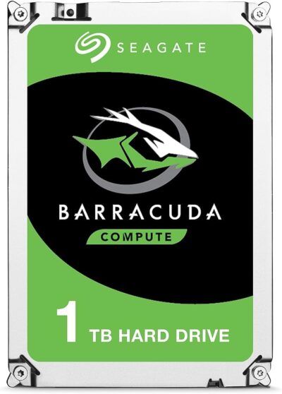 Seagate BarraCuda 1TB Internal Hard Drive HDD – 3.5 Inch SATA 6 Gb/s 7200 RPM 64MB Cache for Computer Desktop PC (ST1000DM010)