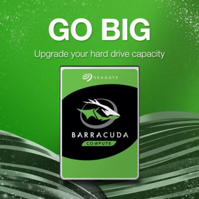 Seagate BarraCuda 1TB Internal Hard Drive HDD – 3.5 Inch SATA 6 Gb/s 7200 RPM 64MB Cache for Computer Desktop PC (ST1000DM010)