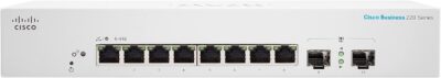 Cisco Business CBS220-8T-E-2G Smart Switch | 8 Port GE | 2x1G Small Form-Factor Pluggable (SFP) | 3-Year Limited Hardware Warranty (CBS220-8T-E-2G-NA)