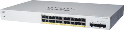 CISCO DESIGNED Business CBS220-24P-4G Smart Switch | 24 Port GE | PoE | 4x1G SFP