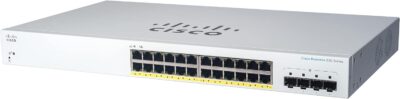 CISCO DESIGNED Business CBS220-24P-4G Smart Switch | 24 Port GE | PoE | 4x1G SFP