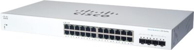 CISCO DESIGNED Business CBS220-24P-4G Smart Switch | 24 Port GE | PoE | 4x1G SFP