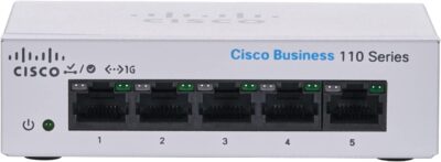 Cisco Business CBS110-5T-D Unmanaged Switch | 5 Port GE | Desktop | Ext PS