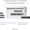 Cisco Business CBS110-24T Unmanaged Switch | 24 Port GE | 2x1G SFP Shared