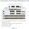 Cisco Business CBS350-8T-E-2G Managed Switch | 8 Port GE | Ext PS | 2x1G Combo