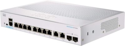 Cisco Business CBS350-8T-E-2G Managed Switch | 8 Port GE | Ext PS | 2x1G Combo