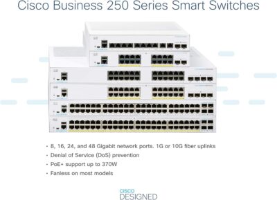 Cisco Business CBS350-8S-E-2G Managed Switch | 8 Port 1G SFP | 2x1G Combo