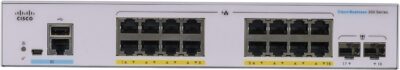 Cisco Business CBS350-16T-E-2G Managed Switch | 16 Port GE | Ext PS | 2x1G SFP