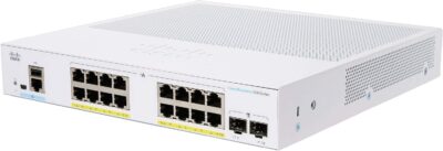 Cisco Business CBS350-16T-E-2G Managed Switch | 16 Port GE | Ext PS | 2x1G SFP