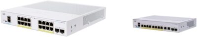 Cisco Business CBS350-16P-E-2G Managed Switch | 16 Port GE | PoE | Ext PS | 2x1G SFP