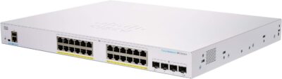 Cisco Business CBS350-24FP-4G Managed Switch | 24 Port GE | Full PoE | 4x1G SFP