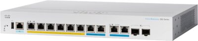 Cisco Business CBS350-8MGP-2X Managed Switch | 2 Port 2.5GE | 6 Port GE | PoE | 2x10G Combo(CBS350-8MGP-2X-NA)