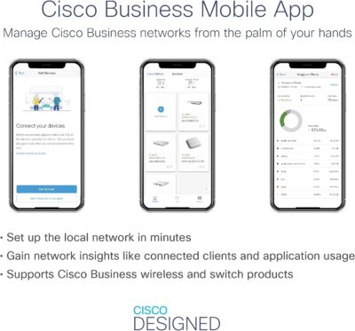 CISCO DESIGNED Business CBS350-48XT-4X Managed Switch | 48 Port 10GE | 4x10G SFP+ (CBS350-48XT-4X-NA)