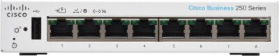 Cisco Business CBS250-8T-D Smart Switch | 8 Port GE | Desktop (CBS250-8T-D-NA)