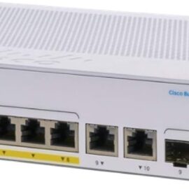 Cisco Business CBS250-8PP-E-2G Smart Switch, 8 Port GE, Partial PoE, Ext PS, 2x1G Combo (CBS250-8PP-E-2G-NA)