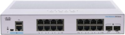 Cisco Business CBS250-16P-2G Smart Switch | 16 Port GE | PoE | 2x1G SFP (CBS250-16P-2G-NA)