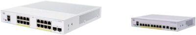 Cisco Business CBS250-16P-2G Smart Switch | 16 Port GE | PoE | 2x1G SFP (CBS250-16P-2G-NA)