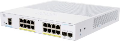 Cisco Business CBS250-16P-2G Smart Switch | 16 Port GE | PoE | 2x1G SFP (CBS250-16P-2G-NA)