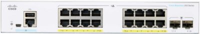 Cisco Business CBS250-16P-2G Smart Switch | 16 Port GE | PoE | 2x1G SFP (CBS250-16P-2G-NA)