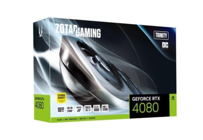 ZOTAC GAMING GeForce RTX 4080 16GB Trinity OC  ZT-D40810J-10P Nvidia GPU Graphic Card