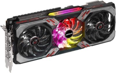 ASRock Radeon RX 6800 Phantom Gaming D Gaming Graphics Card with 16GB GDDR6, AMD RDNA 2 (RX6800 PGD 16GO)