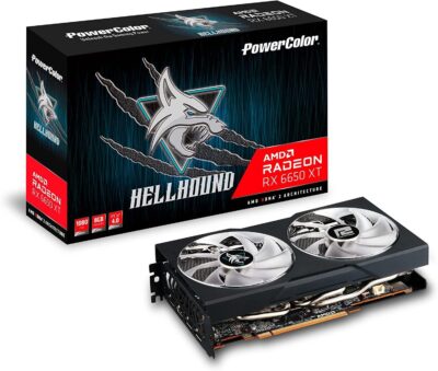 Hellhound Radeon RX 6650 XT 8GB GDDR6 AXRX 6650 XT 8GBD6-3DHL OC AMD GPU Graphic Card