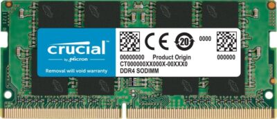 Crucial 32GB DDR4 2666 (PC4 21300) Laptop Memory Model CT32G4SFD8266