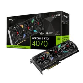 PNY RTX 4070 XLR8 Gaming VERTO EPIC-X RGB Triple Fan VCG407012TFXXPB1 Nvidia Geforce GPU