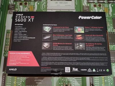 PowerColor Radeon RX 5600 XT 6GB GDDR6 AXRX 5600 XT 6GBD6-3DH OC AMD GPU Graphic Card