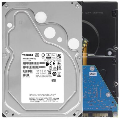 TOSHIBA 6TB 3.5" 256MB MN08ADA600 HDD Hard Disk Drive