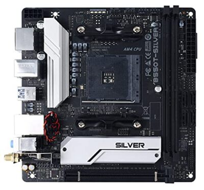 Biostar B550T-SILVER AMD B550 Chipset AM4 Socket Motherboard