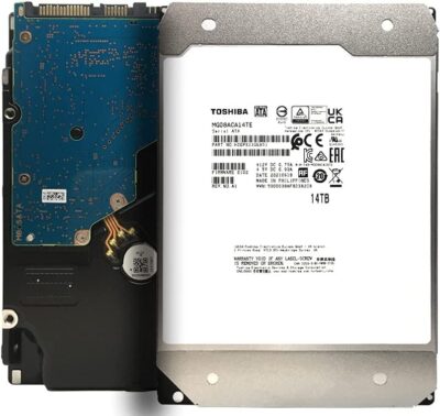 Toshiba 14TB Enterprise HDD SATA 6.0Gb/s 512e 7200 RPM 512MB Cache 3.5" Internal Hard Drive MG08ACA14TE