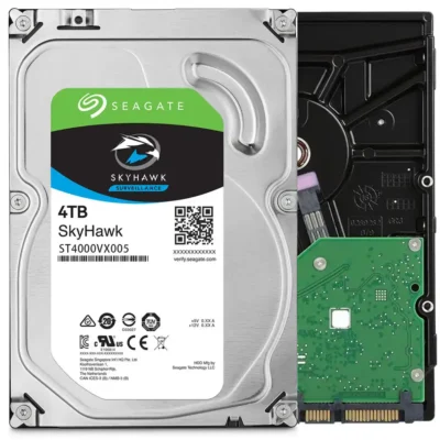 Seagate ST4000VX005 HDD 4TB SATA 7.2k SkyHawk Surveillance 3.5", 6Gb/s 64M Cache.