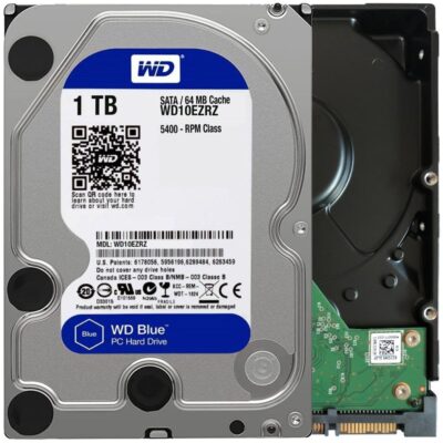 WD Blue 3.5" 1TB 3.5" 64MB WD10EZRZ HDD Hard Disk Drive