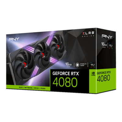 PNY XLR8 RTX 4080 VERTO EPIC-X Triple Fan VCG408016TFXXPB1 NVIDIA GPU