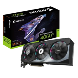 GIGABYTE AORUS RTX 4060 Ti ELITE  GV-N406TAORUS E-8GD Nvidia Geforce GPU Graphics Card