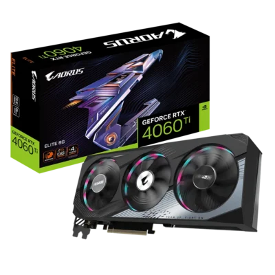 GIGABYTE AORUS RTX 4060 Ti ELITE  GV-N406TAORUS E-8GD Nvidia Geforce GPU Graphics Card